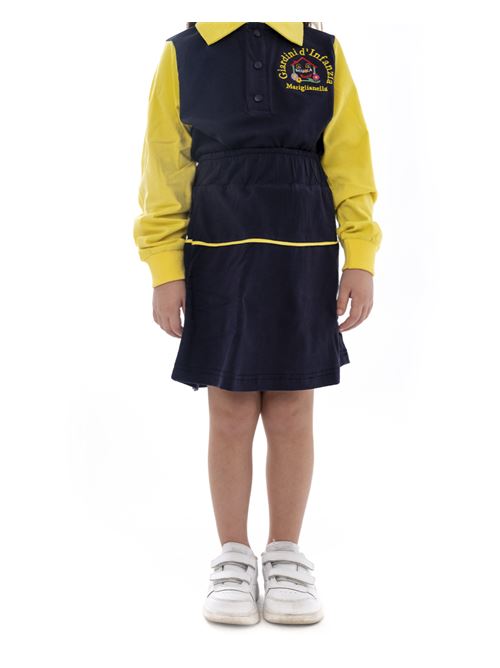 GONNA PANTALONE  GIARDINI D'INFANZIA IL CAPITANO SCUOLA | A13795BLU/GIALLO